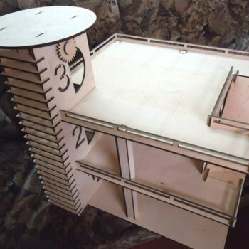 Intra απο ξύλο plywood 3mm-4mm πάχος - Πολυώροφο Γκαράζ Στάθμευσης Δίασταση 30x30 cm Intraeaxys-p7ymzk67 - Image 4