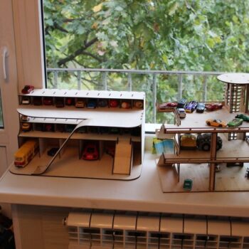 Intra απο ξύλο plywood 3mm-4mm πάχος - Πολυώροφο Γκαράζ Στάθμευσης Δίασταση 30x30 cm Intraeaxys-p7ymzk67 - Image 6