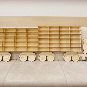 Intra απο ξύλο plywood 3mm-4mm πάχος - Πρότυπο Ξύλινο Πρότυπο ραφιών τοίχου για φορτηγό αποθήκευσης αυτοκινήτων Δίασταση 30x30 cm Intraeaxys-075yj9po - Image 1