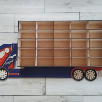 Intra απο ξύλο plywood 3mm-4mm πάχος - Ράφι Φορτηγό Δίασταση 30x30 cm Intraeaxys-pok30q87 - Image 1