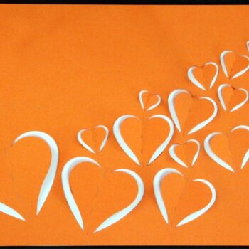 Intra απο ξύλο plywood 3mm-4mm πάχος - Χαρτί κάρτα για την ημέρα του Αγίου Βαλεντίνου Flying Hearts Δίασταση 30x30 cm Intraeaxys-m1d69937 - Image 5