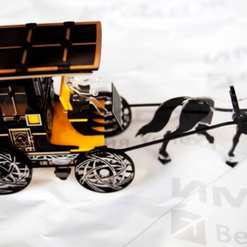 Intra απο ξύλο plywood 3mm-4mm πάχος - Τρισδιάστατο παζλ Horse Carriage Δίασταση 30x30 cm Intraeaxys-e1gk6ddo - Image 5