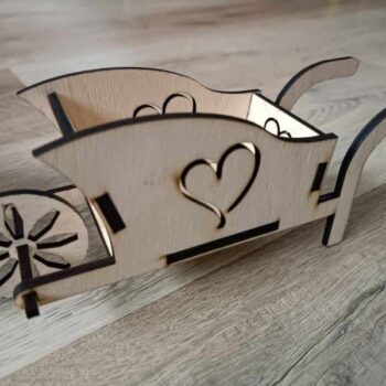 Intra απο ξύλο plywood 3mm-4mm πάχος - Χειράμαξα Δίασταση 30x30 cm Intraeaxys-p7yr945o - Image 1