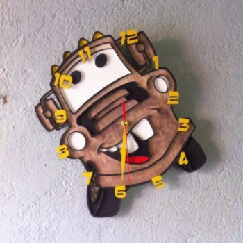 Intra απο ξύλο plywood 3mm-4mm πάχος - Ρολόι τοίχου Tow Mater Δίασταση 30x30 cm Intraeaxys-ro6dyen7 - Image 1