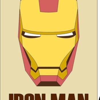 Intra απο ξύλο plywood 3mm-4mm πάχος - Ξύλο καπλαμά Iron Man Δίασταση 30x30 cm Intraeaxys-zo98ype1 - Image 3