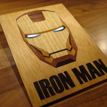 Intra απο ξύλο plywood 3mm-4mm πάχος - Ξύλο καπλαμά Iron Man Δίασταση 30x30 cm Intraeaxys-zo98ype1 - Image 6