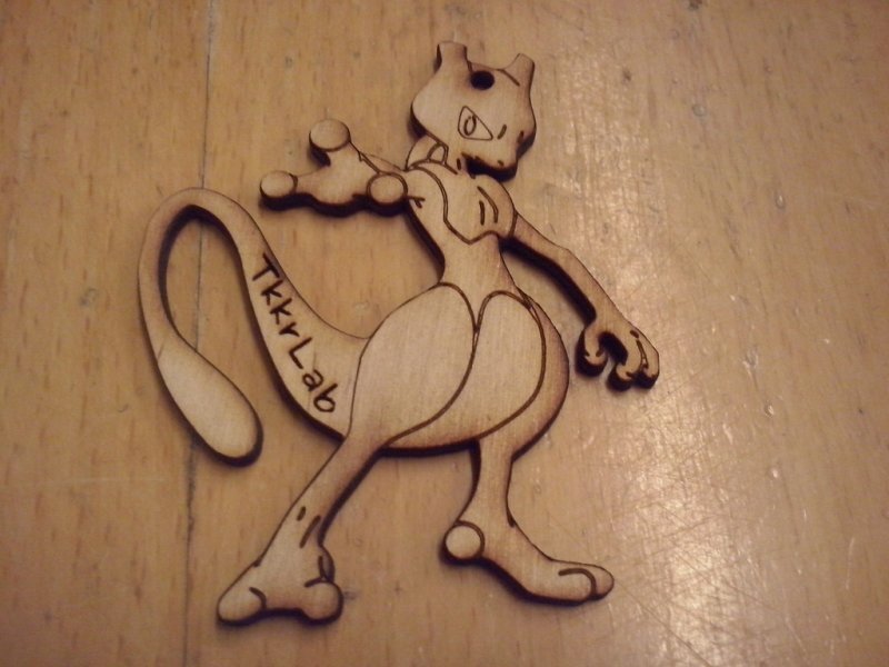 Intra απο ξύλο plywood 3mm-4mm πάχος - Pokemon Mewtwo Δίασταση 30x30 cm Intraeaxys-eo2yq231