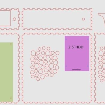 Intra απο ξύλο plywood 3mm-4mm πάχος - Απλό κουτί ITX Δίασταση 30x30 cm Intraeaxys-voqd2xd1 - Image 5