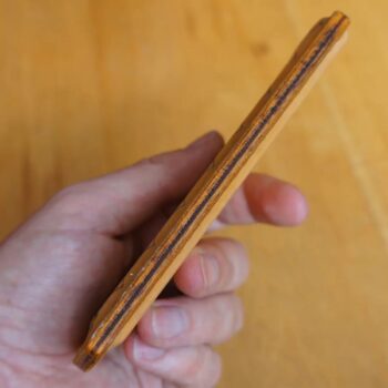 Intra απο ξύλο plywood 3mm-4mm πάχος - Δερμάτινη και ξύλινη θήκη τηλεφώνου Δίασταση 30x30 cm Intraeaxys-yone0mxo - Image 5