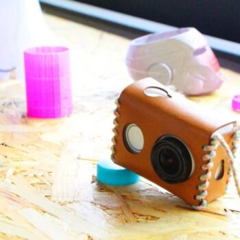 Intra απο ξύλο plywood 3mm-4mm πάχος - Δερμάτινη θήκη Xiaomi Gopro Δίασταση 30x30 cm Intraeaxys-eo05q831 - Image 1