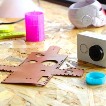 Intra απο ξύλο plywood 3mm-4mm πάχος - Δερμάτινη θήκη Xiaomi Gopro Δίασταση 30x30 cm Intraeaxys-eo05q831 - Image 5