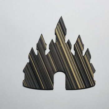 Intra απο ξύλο plywood 3mm-4mm πάχος - Ημιτελής αποκοπή του Κάστρου από ξύλο Δίασταση 30x30 cm Intraeaxys-joed4081 - Image 1