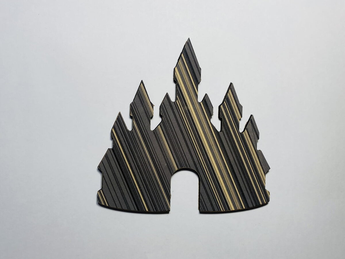 Intra απο ξύλο plywood 3mm-4mm πάχος - Ημιτελής αποκοπή του Κάστρου από ξύλο Δίασταση 30x30 cm Intraeaxys-joed4081