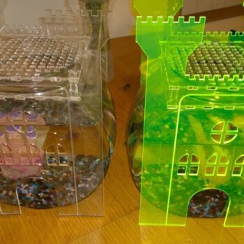 Intra απο ξύλο plywood 3mm-4mm πάχος - Φρούριο Fishbowl Δίασταση 30x30 cm Intraeaxys-eo209v37 - Image 1