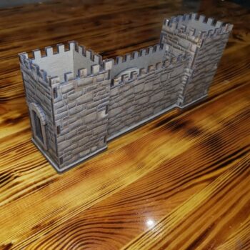 Intra απο ξύλο plywood 3mm-4mm πάχος - Μεσαιωνικό φρούριο τρισδιάστατο μοντέλο Απλή γκραβούρα Δίασταση 30x30 cm Intraeaxys-51rrg9d1 - Image 3