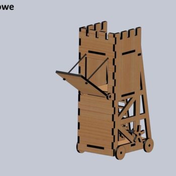 Intra απο ξύλο plywood 3mm-4mm πάχος - Παιδικά παιχνίδια Castle Under Attack Δίασταση 30x30 cm Intraeaxys-eo4qwk87 - Image 5