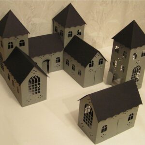 Intra απο ξύλο plywood 3mm-4mm πάχος - Τρισδιάστατο χάρτινο μοντέλο Castle Craft Castle Δίασταση 30x30 cm Intraeaxys-yon0wm27