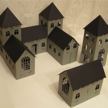 Intra απο ξύλο plywood 3mm-4mm πάχος - Τρισδιάστατο χάρτινο μοντέλο Castle Craft Castle Δίασταση 30x30 cm Intraeaxys-yon0wm27 - Image 1