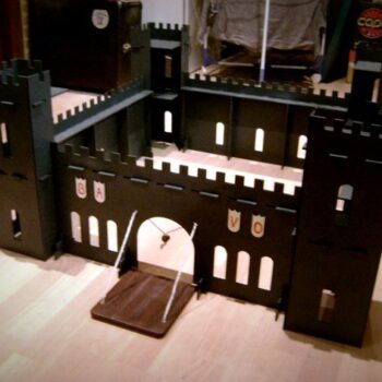 Intra απο ξύλο plywood 3mm-4mm πάχος - Πρότυπο κάστρου Δίασταση 30x30 cm Intraeaxys-67wlp6m1 - Image 1