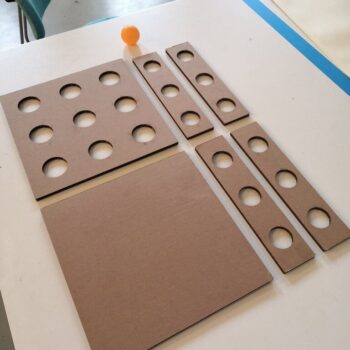 Intra απο ξύλο plywood 3mm-4mm πάχος - Κουτί παιχνιδιών παζλ γάτα Δίασταση 30x30 cm Intraeaxys-eo0q2d51 - Image 3