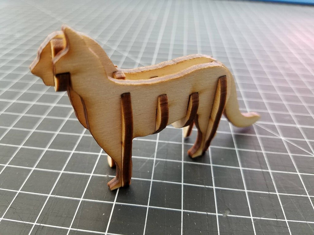 Intra απο ξύλο plywood 3mm-4mm πάχος - Αρχείο PDF 3D παζλ Wooden Cat Δίασταση 30x30 cm Intraeaxys-eo0qz901