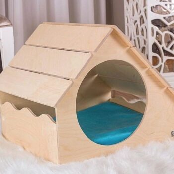 Intra απο ξύλο plywood 3mm-4mm πάχος - Ξύλινα Αξεσουάρ Κατοικίας Γάτας 6mm Δίασταση 30x30 cm Intraeaxys-joed3gn1 - Image 1