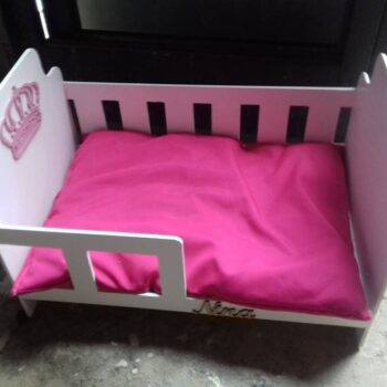 Intra απο ξύλο plywood 3mm-4mm πάχος - Έπιπλα για κατοικίδια με ξύλινο κρεβάτι γάτας για σκύλους για κουτάβι Δίασταση 30x30 cm Intraeaxys-joedp691 - Image 1