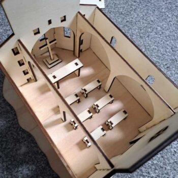 Intra απο ξύλο plywood 3mm-4mm πάχος - Εκκλησία 4mm Δίασταση 40x50 cm Intraeaxys-yonemxgo - Image 4