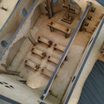 Intra απο ξύλο plywood 3mm-4mm πάχος - Εκκλησία Δίασταση 40x50 cm Intraeaxys-eo058jg1 - Image 4