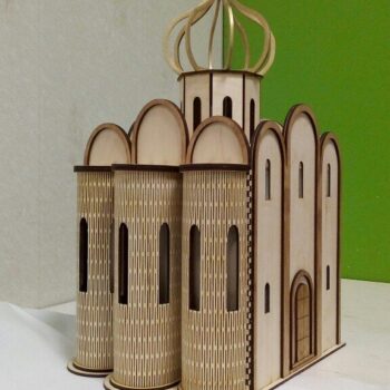 Intra απο ξύλο plywood 3mm-4mm πάχος - Εκκλησία της μεσολάβησης στο ξύλινο μοντέλο Nerl Δίασταση 40x50 cm Intraeaxys-voq2yz5o - Image 1