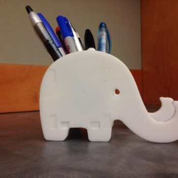 Intra απο ξύλο plywood 3mm-4mm πάχος - Θήκη τηλεφώνου & στυλό Elephant Δίασταση 30x30 cm Intraeaxys-6o38yjj1 - Image 7