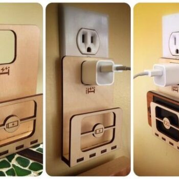 Intra απο ξύλο plywood 3mm-4mm πάχος - Βάση φόρτισης κινητού τηλεφώνου Δίασταση 30x30 cm Intraeaxys-d1lvzmgo - Image 1