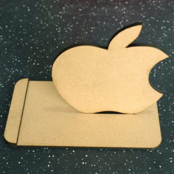 Intra απο ξύλο plywood 3mm-4mm πάχος - Βάση τηλεφώνου με λογότυπο Apple Δίασταση 30x30 cm Intraeaxys-voq2jp5o - Image 5