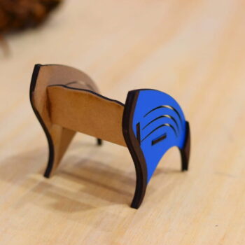 Intra απο ξύλο plywood 3mm-4mm πάχος - Ξύλινη καρέκλα κούκλας Δίασταση 30x30 cm Intraeaxys-eo4q9zd7 - Image 5