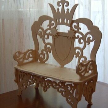 Intra απο ξύλο plywood 3mm-4mm πάχος - Ξύλινη Καρέκλα Θρόνου Δίασταση 30x30 cm Intraeaxys-p7ymn327 - Image 1