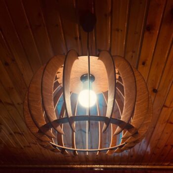 Intra απο ξύλο plywood 3mm-4mm πάχος - Πολυέλαιος Κόντρα πλακέ 4mm Δίασταση 30x30 cm Intraeaxys-pok35w37 - Image 4