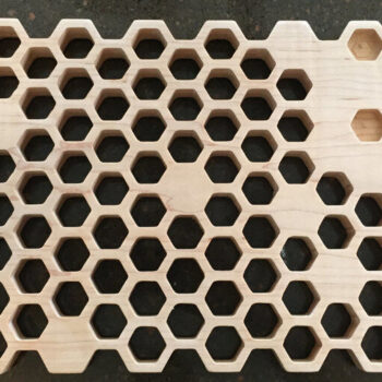 Intra απο ξύλο plywood 3mm-4mm πάχος - Ξύλινη Βάση Θερμογάστρας Διακόσμηση Κουζίνας Θήκη για Ζεστή Κατσαρόλα Trivet Δίασταση 30x30 cm Intraeaxys-51rrv931 - Image 3