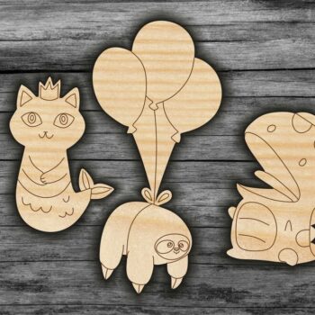 Intra απο ξύλο plywood 3mm-4mm πάχος - Ξύλινα εικονίδια μαγνήτες Δίασταση 30x30 cm Intraeaxys-yon0qwy7 - Image 1