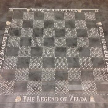 Intra απο ξύλο plywood 3mm-4mm πάχος - Χαραγμένο με λέιζερ Legend Of Zelda Chess Board Δίασταση 30x30 cm Intraeaxys-r7vd5vz7 - Image 1