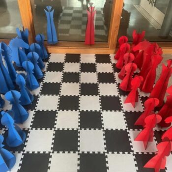 Intra απο ξύλο plywood 3mm-4mm πάχος - Γιγαντιαίο σκάκι Δίασταση 30x30 cm Intraeaxys-67wz9jm7 - Image 3