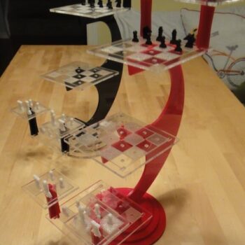 Intra απο ξύλο plywood 3mm-4mm πάχος - Τρισδιάστατο Σετ Σκακιού Star Trek 3 χλστ Δίασταση 30x30 cm Intraeaxys-d1lvpdzo - Image 5