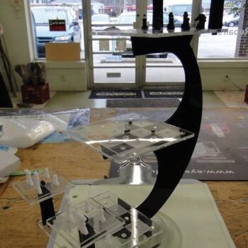 Intra απο ξύλο plywood 3mm-4mm πάχος - Τρισδιάστατο Σετ Σκακιού Star Trek 3 χλστ Δίασταση 30x30 cm Intraeaxys-d1lvpdzo - Image 6