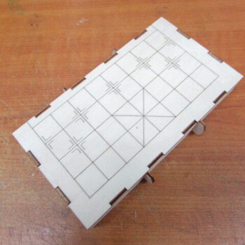 Intra απο ξύλο plywood 3mm-4mm πάχος - Ταξιδιωτικό μέγεθος κινέζικο σκάκι Δίασταση 30x30 cm Intraeaxys-075yqgmo - Image 4