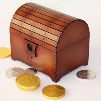 Intra απο ξύλο plywood 3mm-4mm πάχος - Σεντούκι θησαυρού με κλειδαριά Δίασταση 30x30 cm Intraeaxys-pokm3qd1 - Image 4