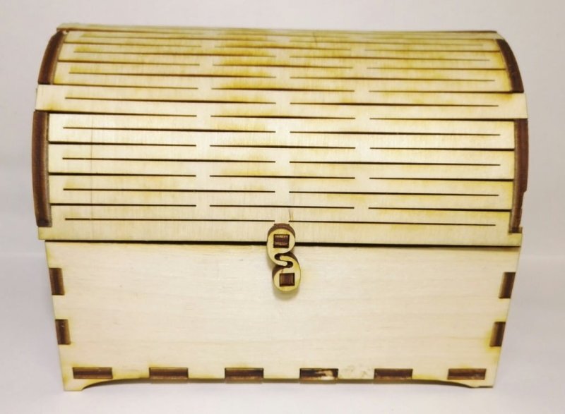 Intra απο ξύλο plywood 3mm-4mm πάχος - Σεντούκι θησαυρού Δίασταση 30x30 cm Intraeaxys-eo2y0231