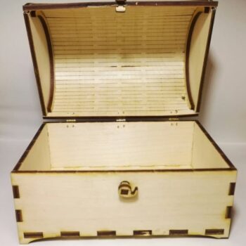 Intra απο ξύλο plywood 3mm-4mm πάχος - Σεντούκι θησαυρού Δίασταση 30x30 cm Intraeaxys-eo2y0231 - Image 4