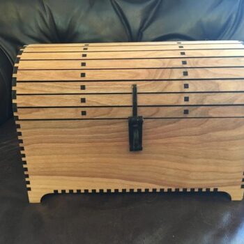 Intra απο ξύλο plywood 3mm-4mm πάχος - Θησαυρό σεντούκι με Hasp Δίασταση 30x30 cm Intraeaxys-lop3qd61 - Image 3