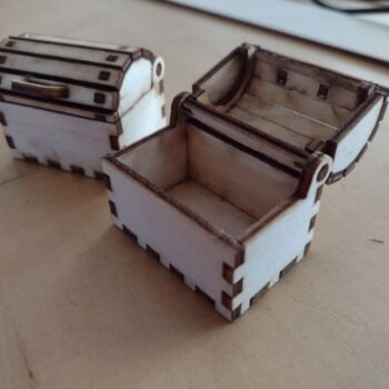 Intra απο ξύλο plywood 3mm-4mm πάχος - Μικροσκοπικό σεντούκι Δίασταση 30x30 cm Intraeaxys-pokmv981 - Image 1