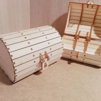 Intra απο ξύλο plywood 3mm-4mm πάχος - Ξύλινο κουτί θησαυρού Δίασταση 30x30 cm Intraeaxys-91jdrdg1 - Image 1