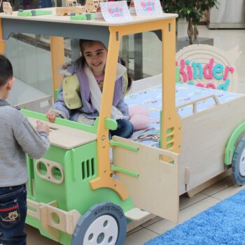 Intra απο ξύλο plywood 3mm-4mm πάχος - Κρεβάτι Pickup Truck For Kids Δίασταση 30x30 cm Intraeaxys-yon0dwy7 - Image 1